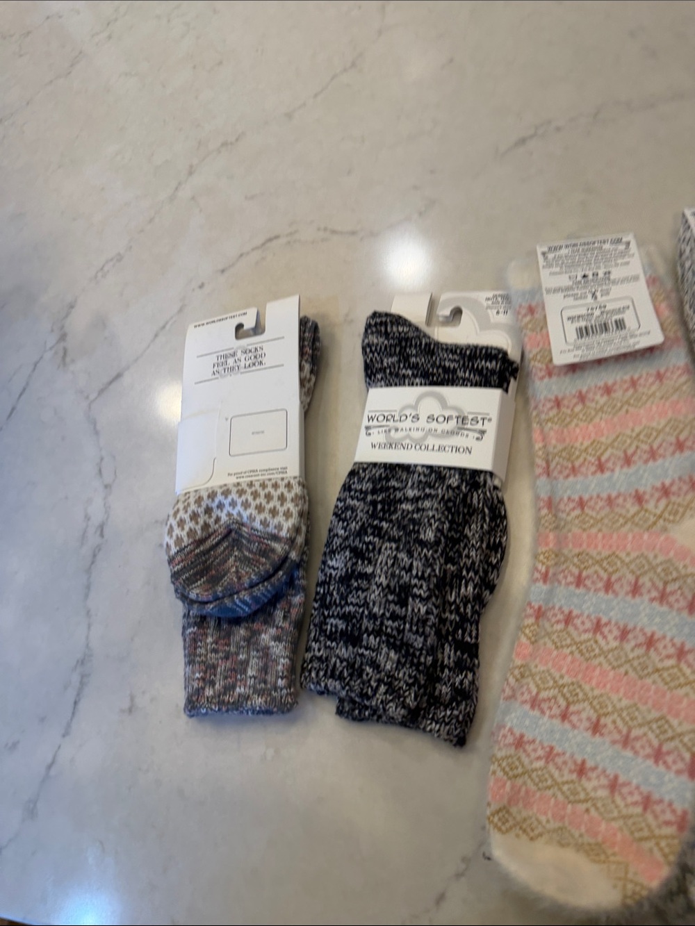 World’s softest Socks Bundle Cozy Crew Socks - Mixed Colors - Picture 3 of 3
